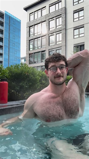 Does flexing in the hot tub count as showering? | Clark Gallagher