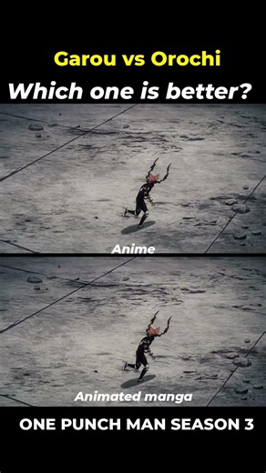Garou vs Orochi S3 EP4-8 (Comparison) Anime VS Fan-Animated Manga