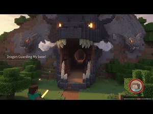 The Dragon Is Guarding My Base! | Incredible Minecraft Build