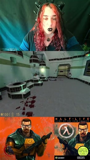 What ARE those!? | First time seeing Headcrabs in a blind playthrough of Half-Life 1