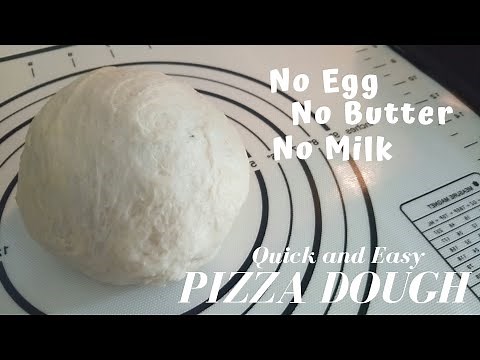 EASY AND QUICK PIZZA DOUGH| NO EGG NO MILK NO BUTTER PIZZA DOUGH | Tali's Kitchen
