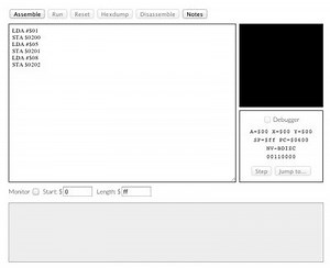 Easy 6502 ebook (with a built-in emulator)