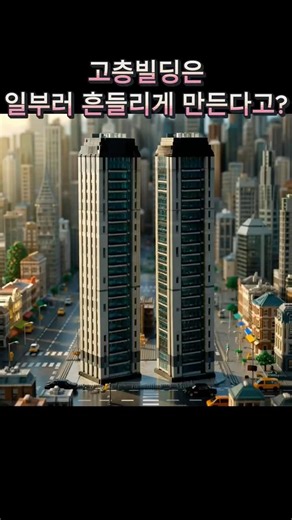 고층건물은 일부러 흔들리게 만든다고?? #레고 #lego