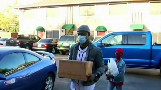 Americans in need form long lines at nation’s food banks