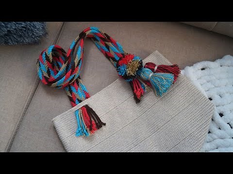 🌺 TUTORIAL Bolso Beige Estilo Mochila Wayúu a Crochet