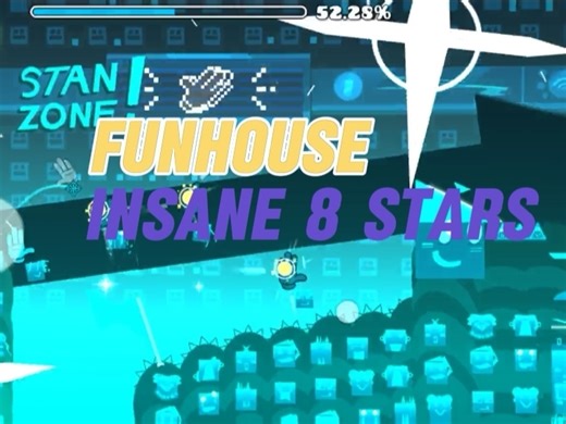 [Geometry Dash/event/春节特辑]FUNHOUSE By rafer coins(3/3)