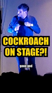 "COCKROACH ONSTAGE!" Watch until the end! - what a night at the Comedy Village, with #pestcontrol #cockroach #funny #improv | Scott Bennett Comedian