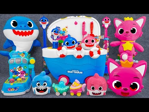 BABY SHARK Collection✨Satisfying Baby Shark Cute Bathtub Playset