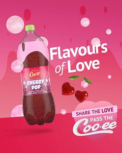 Make every moment a celebration with our delightful Coo-ee flavours of love. Grab yourself a fruity Coo-ee Cherry Pop or a zesty Fizzy Pink Lemonade soft drink to add that extra fizz to your special connections. #ShareTheLove #PassTheCooee | Coo-ee