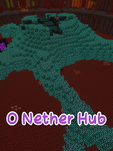 Construção do Nether Hub na Multicraft III - Minecraft Brasil