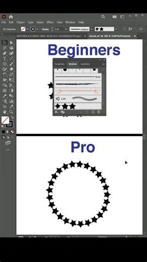 Illustrator tips and tricks 2016 - brush patterns #photoshoptutorial #graphicdesign #photoshopshortsvideo #illustrator #tutorial | Lai Creation