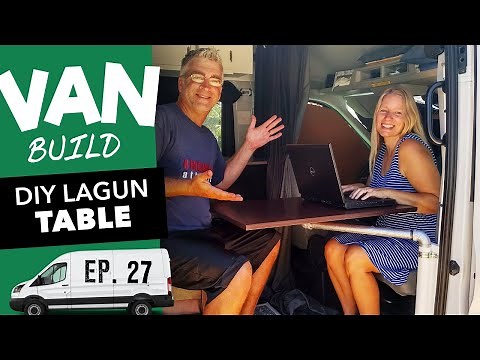 How to Build a DIY Lagun Style Swivel Table Mount for a Camper Van | Van Build Ep. 27