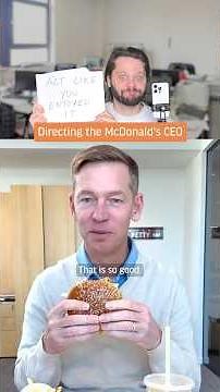Directing social content for the McDonald’s CEO