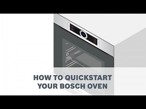 How to quickstart your Bosch Oven