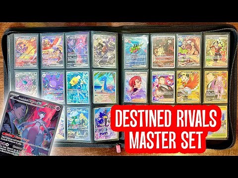 Pokemon Destined Rivals Complete Master Set - 409 Cards + Extras