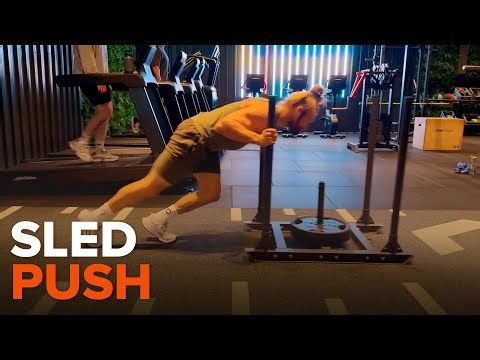 Sled Push | Proper Form Tutorial for Power & Conditioning