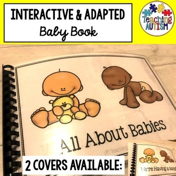 Baby Adapted Work Folder | New Baby Life Skills & Transition Support Special Ed