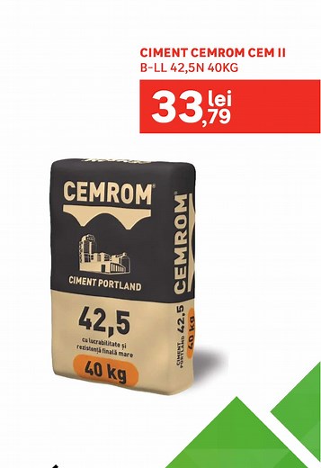Renovează-ți casa cu încredere! 🏡 Fiecare proiect, mic sau mare, începe cu materialele corecte. De aceea, la LEROY MERLIN, îți punem la dispoziție produse care îți vor ușura munca și vor face diferența pe termen lung, toate la cele mai mici prețuri. Indiferent că ai nevoie de ciment, OSB, izolație termică, finisaje din lemn sau vata de sticlă, găsești soluțiile potrivite pentru orice proiect de construcție sau renovare. Fiecare alegere contribuie la crearea unui cămin durabil și confortabil. Ce