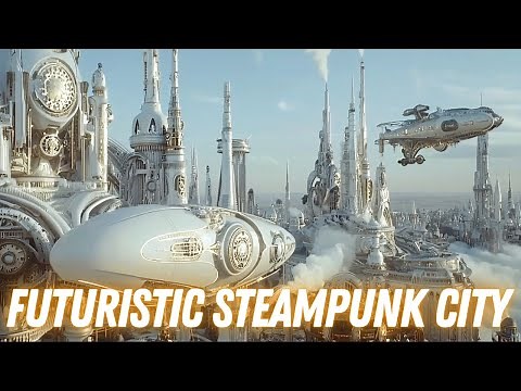 Futuristic Steampunk City: AI-Generated Video | Midjourney & Minimax AI