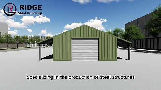 China Supplier Prefabricated Steel Structure Goat Farm Sheep Animal Farming Design Shed House