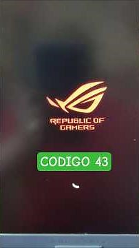 GAMING LAPTOP Code 43 "Diagnosis"
