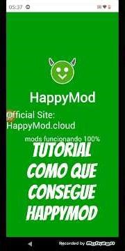tutorial como que consegue happymod #roblox#script