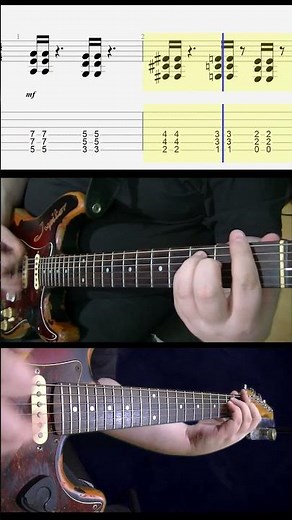 Guitar Tab Brain Stew by Green Day #guitarriffs #guitar #guitartabs #music #greenday