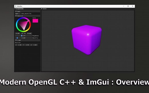 Modern OpenGL C++ & ImGui : Introduction