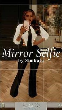 New Mod Alert 🚨 Mirror Selfie by Simkatu 🤍 *available in early access* #thesims4mods #thesims4