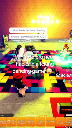 Exploring Hacks in Roblox Dance Games