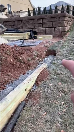 Building a Timber Frame Retaining Wall