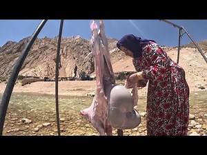 Butchery and goat slaughtering by the river (part 1)