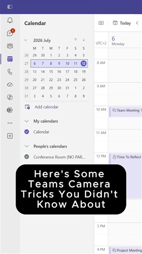 Here’s some teams camera tricks you’ve missed #viral #fyp #outlook #microsoft