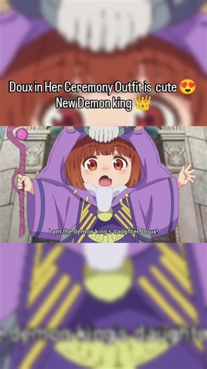 Doux in Her Ceremony Outfit is Cute 😍 New Demon King👑#Doux #DouxCeremony #NewDemonKing#cute #anime