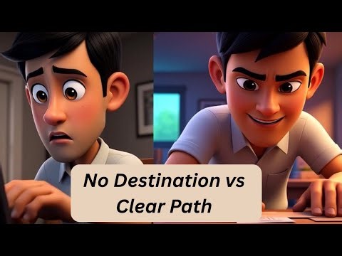 No Destination, No Success | Clear Path Changes Everything | Animated and Motivational story