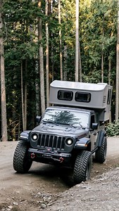1.3K views · 119 reactions | 577 Ibs of absolute freedom. From the start, we’ve aimed to create the lightest, most self-sufficient truck campers on the market - built to withstand the elements and go beyond the paved road. Pictured: Tuktut on a Jeep Gladiator 5’ bed #truckcamper #offgridcamping #4x4offroad #overlanding | Scout Campers | Facebook