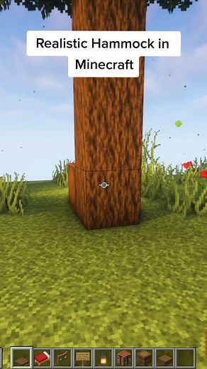 How to Make a Realistic Hammock in Minecraft