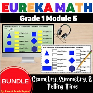 Engage NY {Eureka} Math Grade 1 Module 5 Digital Printable Review with AUDIO