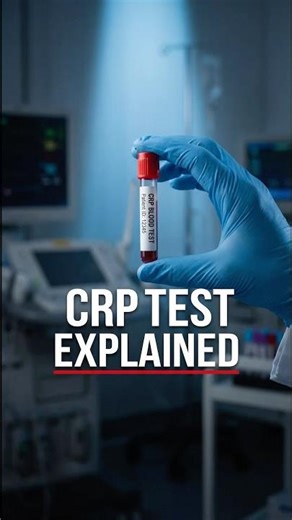 This Blood Test Reveals Hidden Inflammation | CRP Test Explained in 50 Seconds #crp #liverinfection