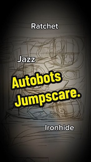 Nightmare Drawing ft. Ironhide, Ratchet and Jazz | Alice, Transformers