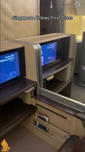 Singapore Airlines First Business Class Boeing 777-300ER シンガポール航空 ファーストクラス ビジネスクラス #shorts