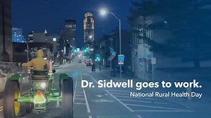 He made it! Dr. Richard Sidwell, trauma surgeon with The Iowa Clinic and part of the Level 1 Trauma team at Iowa Methodist Medical Center, arrived in style at 6:30 this morning for his shift. In honor of National Rural Health Day NOSORH, Sidwell made the 19-mile trek on his 1950 John Deere G. Special thanks to Bondurant Fire Department for the escort! #powerofrural | UnityPoint Health - Des Moines