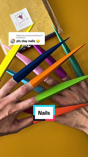 Replying to @umesanemibayoi How to make easy paper nails 💅🏼 Origami paper from @origamipolly ✌️ #origami #origamitutorial #paperfolding #origaminails #papernails #halloween #owlrigami #origamipaper