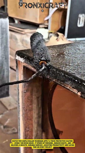 Insane Wood Finish Hack! Fast Edge Coating for a Perfect Smooth Look