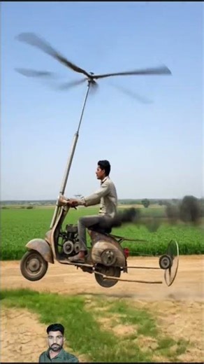 असली देसी हेलीकॉप्टर स्कूटर | Real Desi Helicopter Scooter