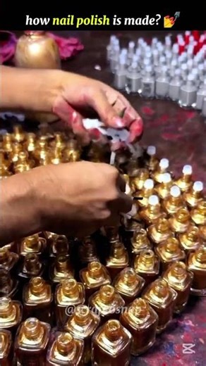 How Nail Polish Is Made in Factory | Full Manufacturing Process #shorts