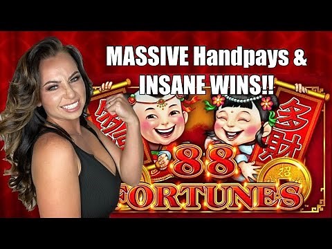 Unbelievable Handpays on 88 Fortunes! Massive Jackpots & Insane Wins! | MamaCipSlots