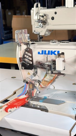 Supra Sewing | Sewing Machines on Instagram: "淋 JUKI MF-7523U11 淋 ✨ 3-Needle Industrial Coverstitch Machine ✨ ✔️ Fully assembled and ready to use ✔️ Includes servo motor, table, and stand  Free shipping within the U.S.  $2,840  Contact us for more information! #JukiUSA #Coverstitch #IndustrialSewing #SewingMachines #TextileIndustry #JukiMF7523 #SewingBusiness"