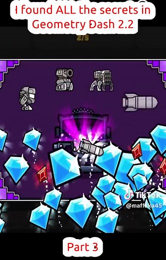 All the Secrets Found in Geometry Dash 2.2 (3)