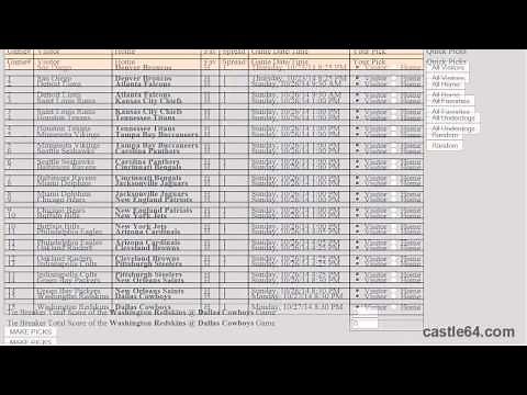 Run your Office Football Pool Online!